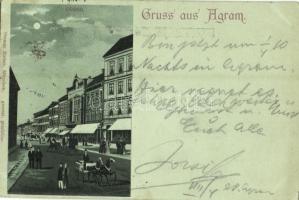 1898 (Vorläufer!) Zagreb, Zágráb, Agram; Coros. Ottmar Zieher litho (EK)