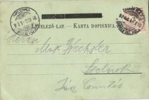 1898 (Vorläufer!) Zagreb, Zágráb, Agram; Coros. Ottmar Zieher litho (EK)