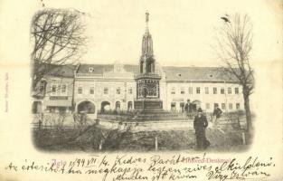 1899 (Vorläufer!) Igló, Zipser Neudorf, Spisská Nová Ves; Honvéd emlék. Szútor Tivadar kiadása / military monument (EK)