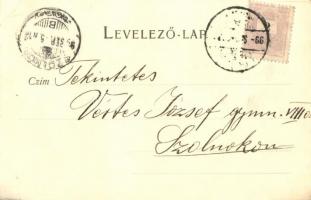 1899 (Vorläufer!) Igló, Zipser Neudorf, Spisská Nová Ves; Honvéd emlék. Szútor Tivadar kiadása / mil...