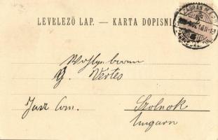 1899 (Vorläufer!) Zagreb, Zágráb, Agram; Sgrada hrv. eskomptne banke, Mjenjacnica / Maison de la Ban...