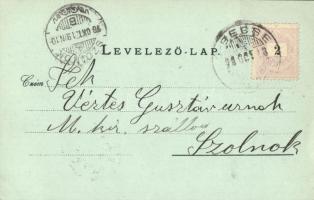 1898 (Vorläufer!) Óbecse, Stari Becej; Görög katolikus szerb és Római katolikus templomok, városháza...