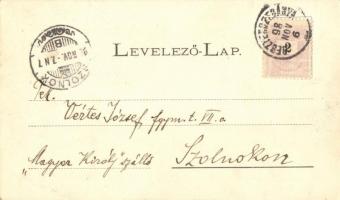 1898 (Vorläufer!) Besztercebánya, Banská Bystrica; piac. Ivánszky Elek kiadása / market. Floral