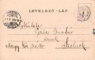 1899 Koritnyica, Korytnica; Zsófia forrás, Új gyógyház Hygiea / spring, spa. Schwidernoch Károly Art...