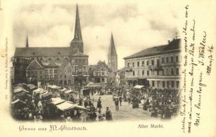 1899 Mönchengladbach, M.-Gladbach; Alter Markt / market