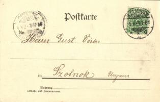 1899 Mönchengladbach, M.-Gladbach; Alter Markt / market