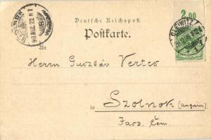 1898 Gliwice, Gleiwitz; Wilhelmstrasse / street