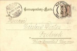 1898 Nachod. Otto raiman Art Nouveau (EB)