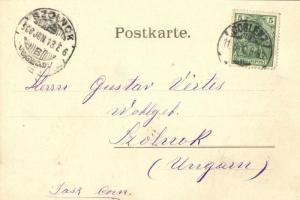 1900 Koblenz, Coblenz; Garnison, Fort Constantin, Baracken, Spitzberg und Fachwerk / garrison, barra...