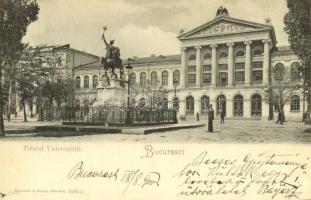 1900 Bucharest, Bucuresci; Palatul Universitatii / university palace