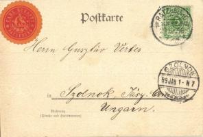 1899 Ratzeburg, Jägerwache am Markt / military barracks with soldiers  (EK)