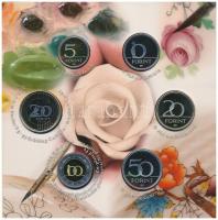 2014.  5Ft-200Ft (6xklf) forgalmi sor szettben "Herend" T:PP