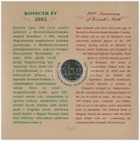 2002. 1Ft-100Ft (7xklf) + 100Ft "Kossuth" forgalmi sor szettben T:BU Adamo FO35