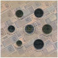 2002. 1Ft-100Ft (7xklf) + 100Ft "Kossuth" forgalmi sor szettben T:BU Adamo FO35