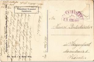 SM Tb 13 (ex Python) osztrák-magyar haditengerészet Cobra-osztályú torpedónaszád Castelnuovonál / K....