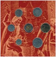 2001. 1Ft-100Ft (7xklf) forgalmi sor dísztokban, "Magyarország pénzérméi" sorozat T:BU Ada...