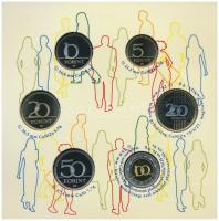 2011. 5Ft-200Ft (6xklf) "Az Európai Unió Tanácsának magyar elnöksége" forgalmi sor szettbe...