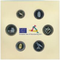 2011. 5Ft-200Ft (6xklf) "Az Európai Unió Tanácsának magyar elnöksége" forgalmi sor szettbe...