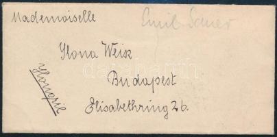 1912 Emil Sauer (1862-1942) német zeneszerző, zongoraművész, zenepedagógus által saját kezűleg aláír...