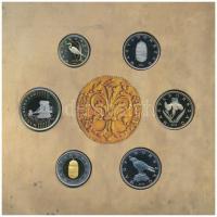 2012. 5Ft-200Ft (6xklf) forgalmi szett "Az első magyar aranyforint" + I. Károly aranyforin...