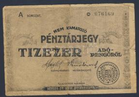 1946. 10.000AP pénztárjegy T:III