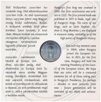 2011. 5Ft-200Ft (6xklf) forgalmi sor szettben + 3000Ft Ag "Az Európai Unió Tanácsának magyar el...