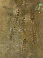 Réz kolomp kalászos díszítéssel 14 cm