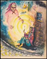 Andersen: A kis gyufaárus lány. Tel-Aviv, Amir Zhai. Kiadói kartonált kötés, illusztrált, jó állapot...