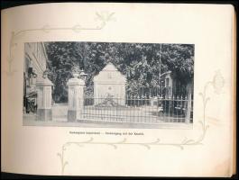 cca 1900 Souvenir de Pöstyén/Piešťany/Pistyan. Pistian (Pöstyén), A. Bernas-ny., fekete-fehér fotókk...