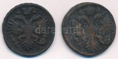 Orosz Birodalom 1731. Denga (1/2k) Cu + 1738. Denga (1/2k) Cu T:3,3- 
Russian  Empire 1731. Denga (...
