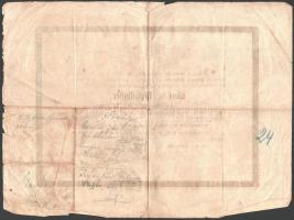 1853 Linz, Carl von Wolnhoffer (1790-1853) cs. és kir. ny. altábornagy német nyelvű halálozási értes...