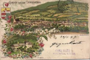 1897 Traisenthal, Kreisbach Litho