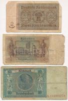 Németország / Weimari Köztársaság 1929. 10M + Német Harmadik Birodalom 1937. 2M + 1942. 5M T:III-
G...