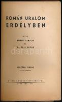 Borbély Andor - Fall Endre: Román uralom Erdélyben. Budapest, 1936, Magyar Revíziós Liga. Felvágatla...