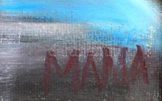 Balog Marianna (1967-): Találkozás. Olaj, vászon, jelzett, keretben, 30×40 cm