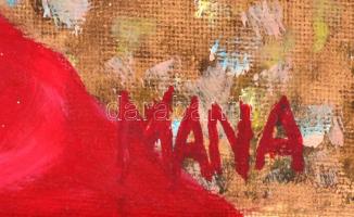 Balog Marianna (1967-): Összetörve. Olaj, vászon, jelzett, keretben, 40×30 cm