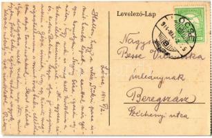 1914 Lőcse, Levoca; Vármegyeháza, Fő tér / county hall, main square (EK)