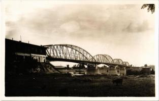 1939 Komárom, Komárno; Duna híd / Danube bridge