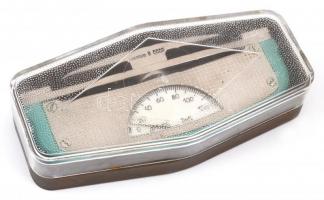 Orosz marokerő mérő, eredeti dobozában, jó állapotban, 12,5×5 cm