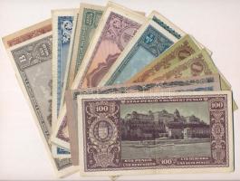 23db-os vegyes magyar pengő és adópengő bankjegy tétel T:I--III-