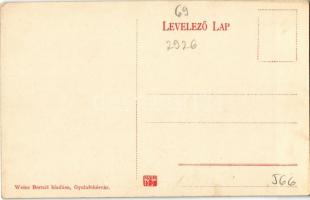 Gyulafehérvár, Karlsburg, Alba Iulia; Hunyadi tér, Hungária szálloda, hirdetőoszlop, piaci árusok / ...