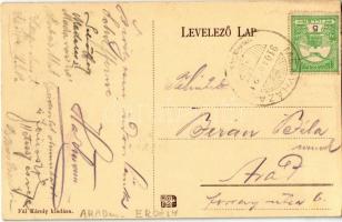 1910 Menyháza, Moneasa; Vasolvasztó telep. Fái Károly kiadása / colony of the iron works