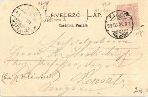 1899 (Vorläufer!) Fiume, Pesceria e Mercatti / Fischmarkt und Markthalle / halpiac és vásárcsarnok, ...