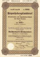 Német Birodalom 1923-42. 6db klf részvény