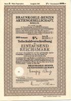 Német Birodalom 1923-43. 6db klf részvény