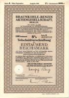 Német Birodalom 1923-43. 6db klf részvény