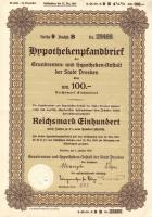 Német Birodalom 1923-43. 6db klf részvény