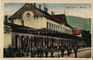 Ruttka, Vrútky; vasútállomás / Stanica / Bahnhof / railway station (EB)