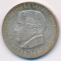 NSZK 1957J 5M Ag "Joseph von Eichendorff halálának 100. évfordulójára" T:1- patina
FRG 19...