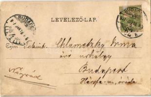 1907 Losonc, Lucenec; Városi szálló, építkezés. Redlinger Ignác kiadása / hotel, construction. Art N...